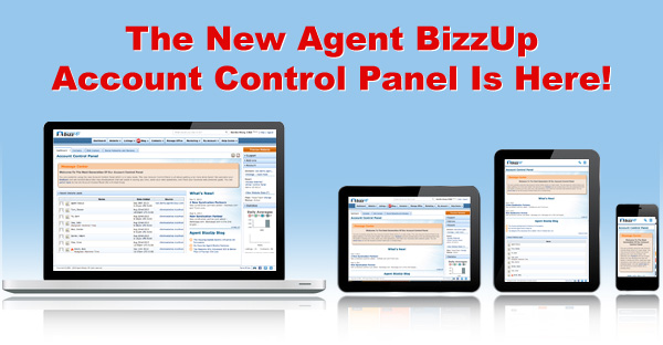 Announcing Agent BizzUp new Account Control Panel