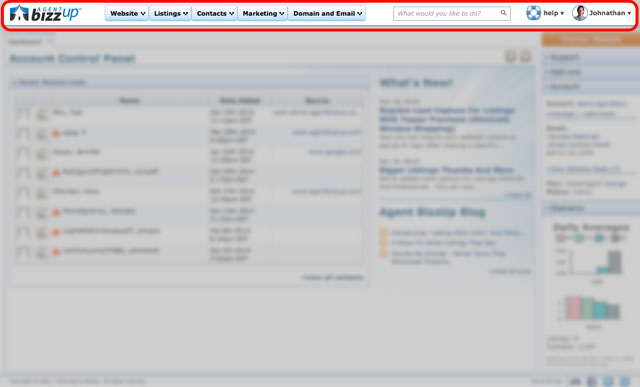 screenshot for Account Control Panel